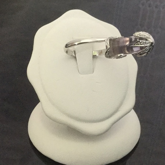 VtgAntiq925SterlingSilverLoLoEliseAdoreAmethystRg7 - Picture 7 of 8